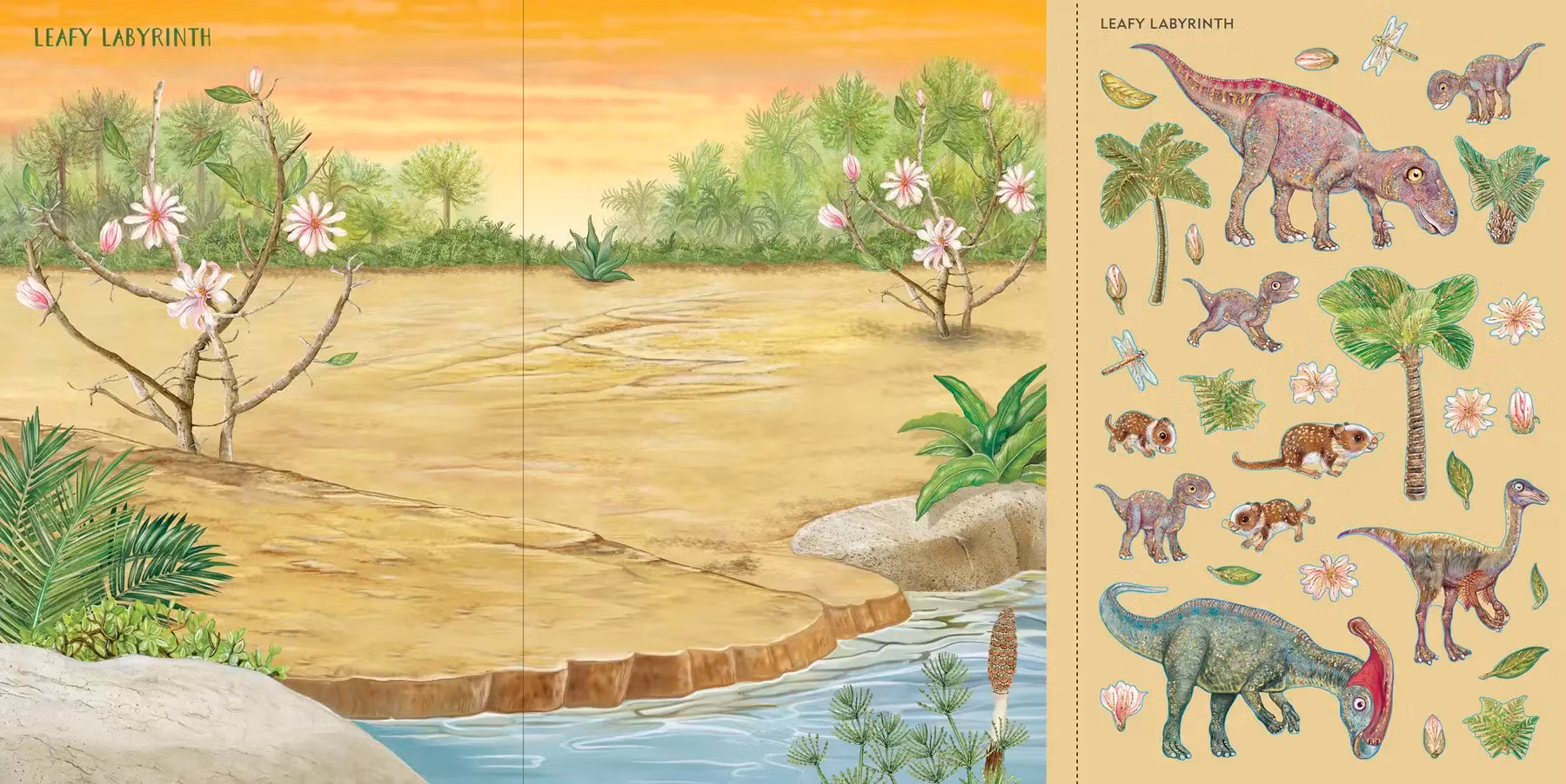 Klistermärkesbok - Dinosaurier