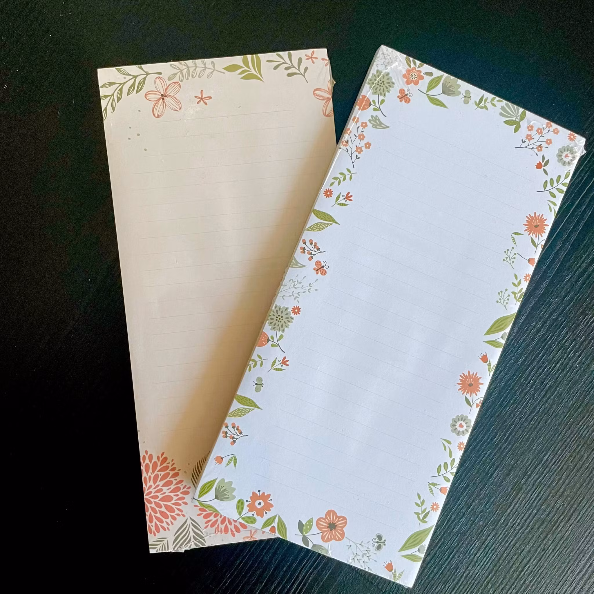 Magnetiskt To-Do-block - Blomster (välj variant)