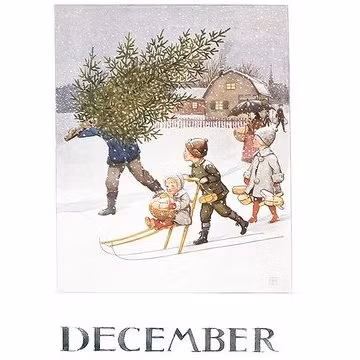 Enkelt Kort av Elsa Beskow - Välj en eller alla (Fraktfritt)