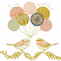 Kort med kuvert - Grattis till en speciell vän (Fraktfritt)