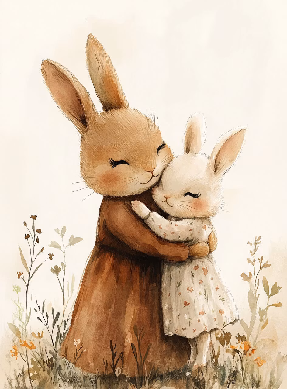 Enkelt Kort - Kram (Fraktfritt)