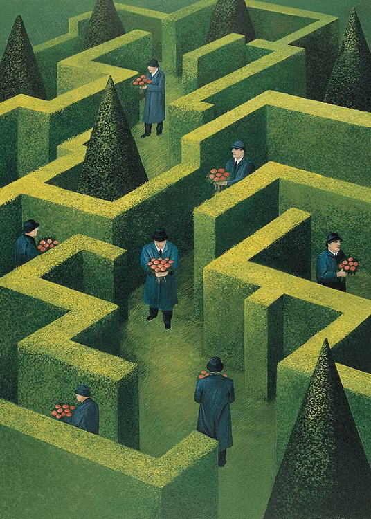 Enkelt Kort - Labyrinten (Fraktfritt)