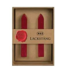 Lackstång med veke - Röd