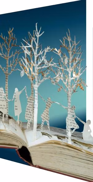 Laserskuret kort med kuvert - Dansen (Fraktfritt)