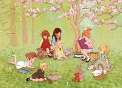 Enkelt Kort - Belle & Boo - Lässtunden (Fraktfritt)