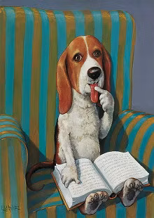 Enkelt Kort - Läshunden (Fraktfritt)