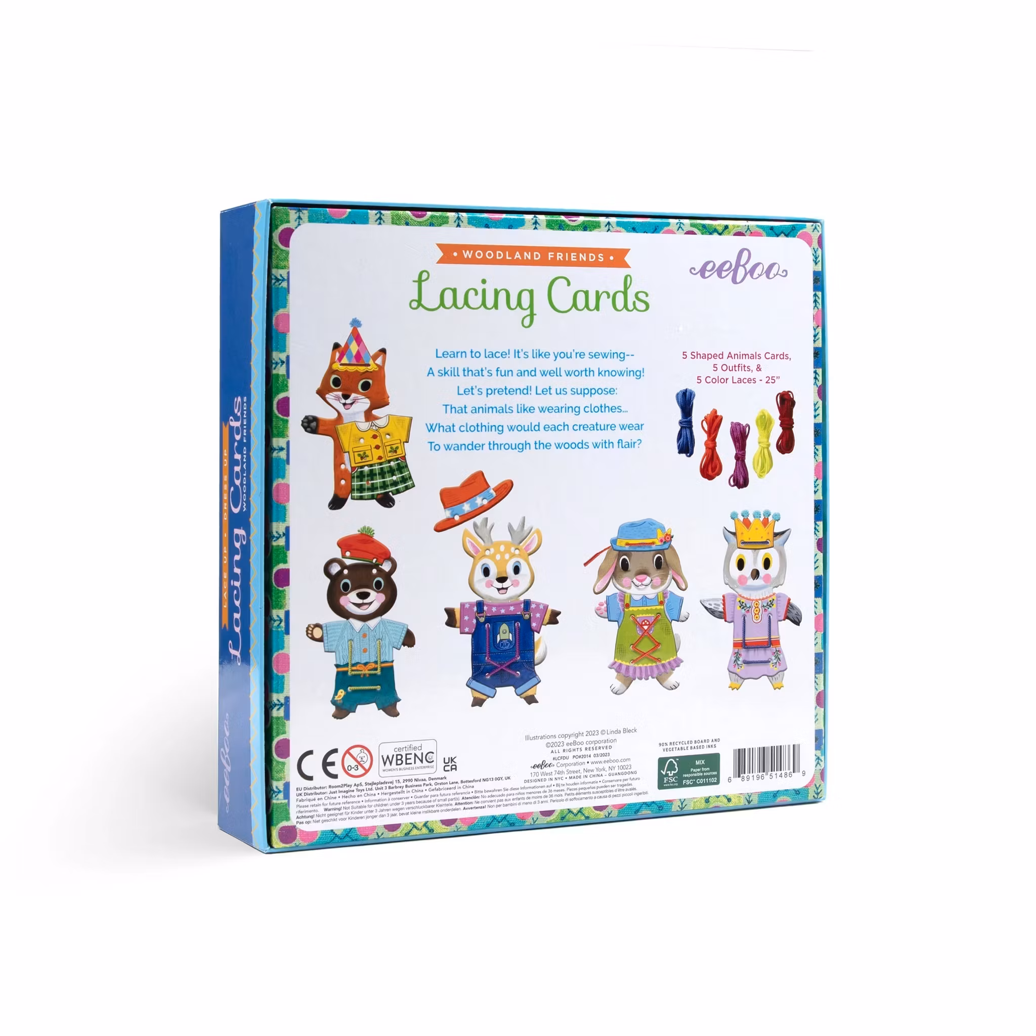 Broderi för små barn - Skogens vänner