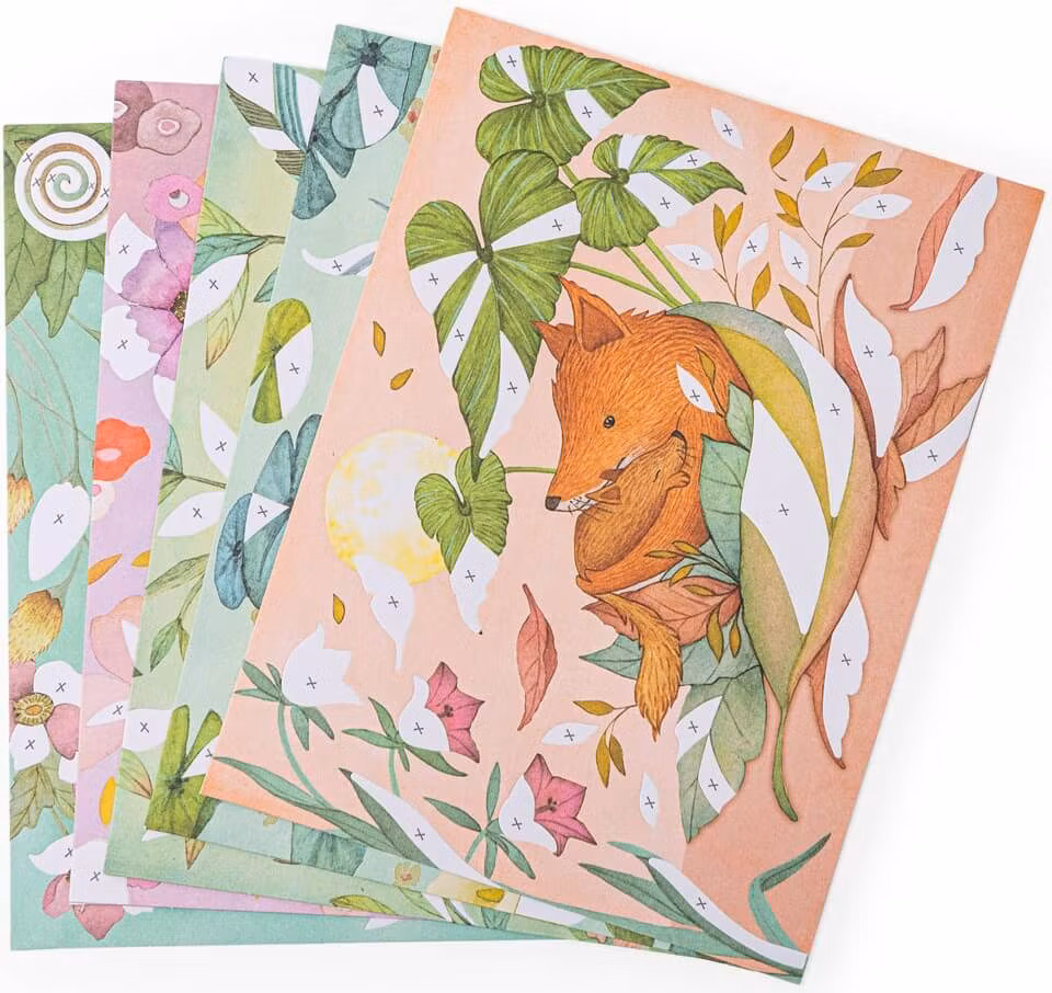 Pyssla med överföringsark - Les Rosalies, franska från Moulin Roty