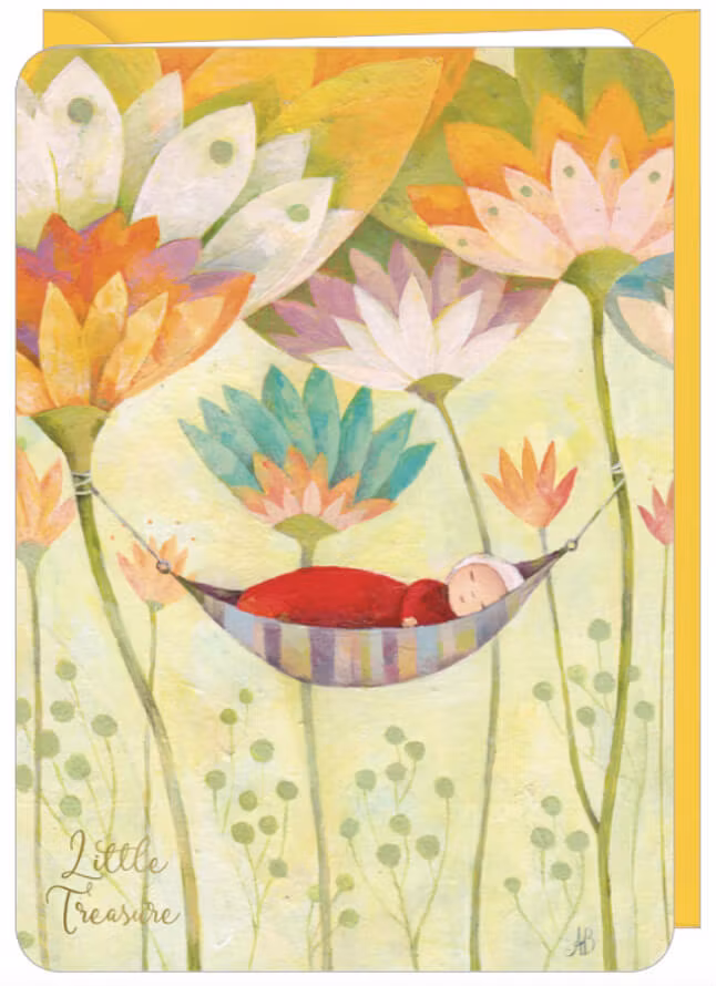 Dubbelt kort med kuvert - Min lilla skatt (Fraktfritt)