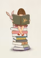 Enkelt kort utan kuvert - Böcker (Fraktfritt)