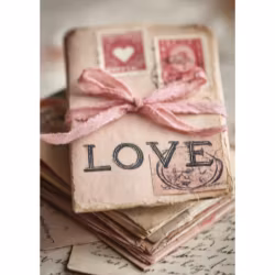 Enkelt kort - Kärleksbrev (Fraktfritt)