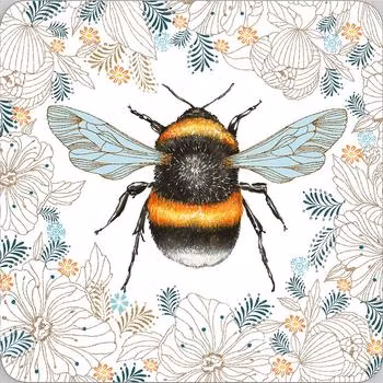 Dubbelt kort med kuvert - Humlan (Fraktfritt)