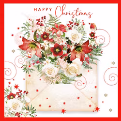 Julkort med kuvert - Julbrev (Fraktfritt)