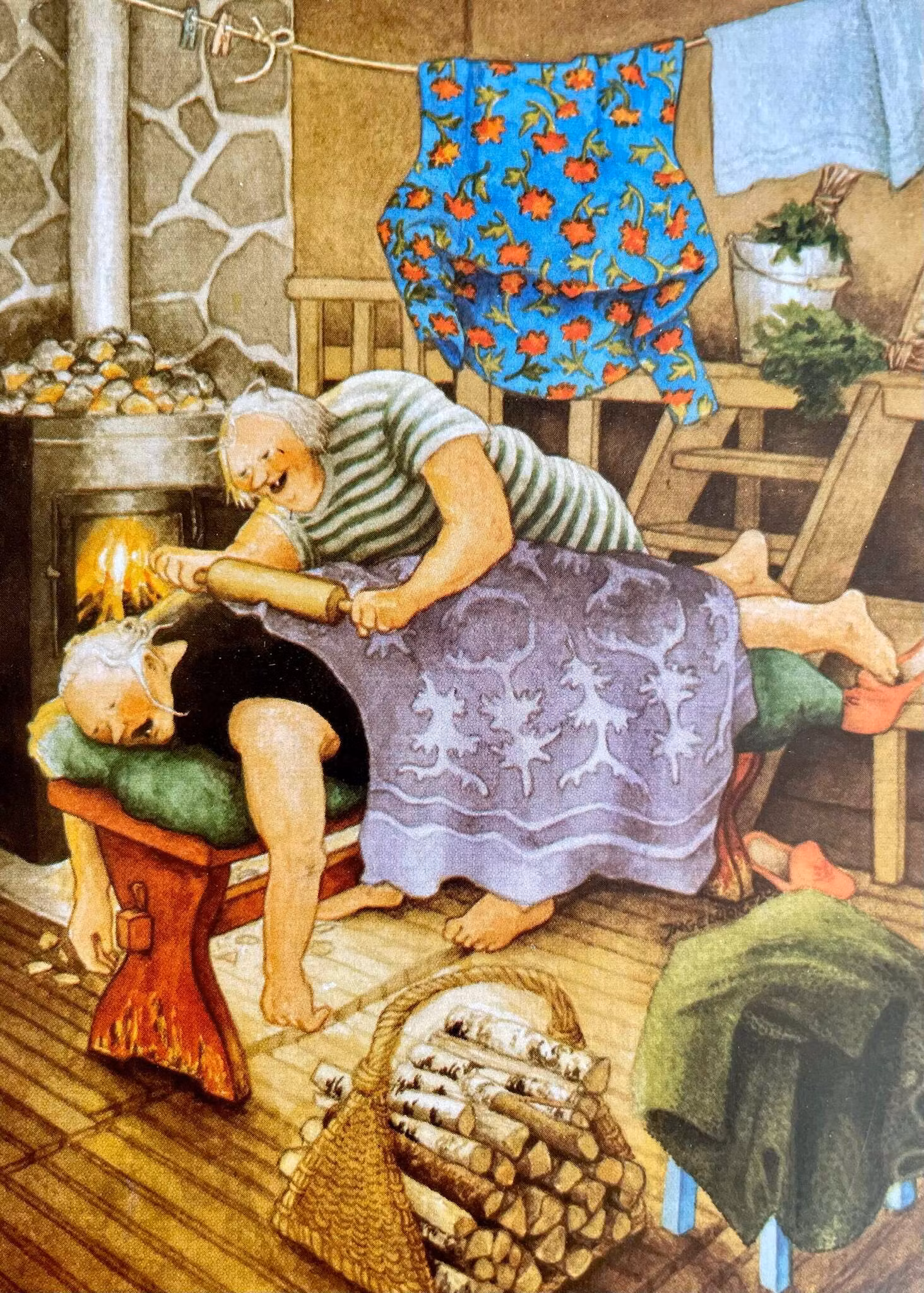 Enkelt Kort - Lyckliga damer - Hemmaspa(Fraktfritt)