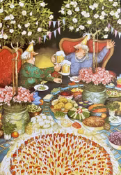 Enkelt Kort - Lyckliga damer - Oktoberfest (Fraktfritt)