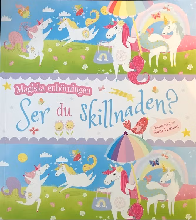 Magiska Enhörningen - Ser du skillnaden?