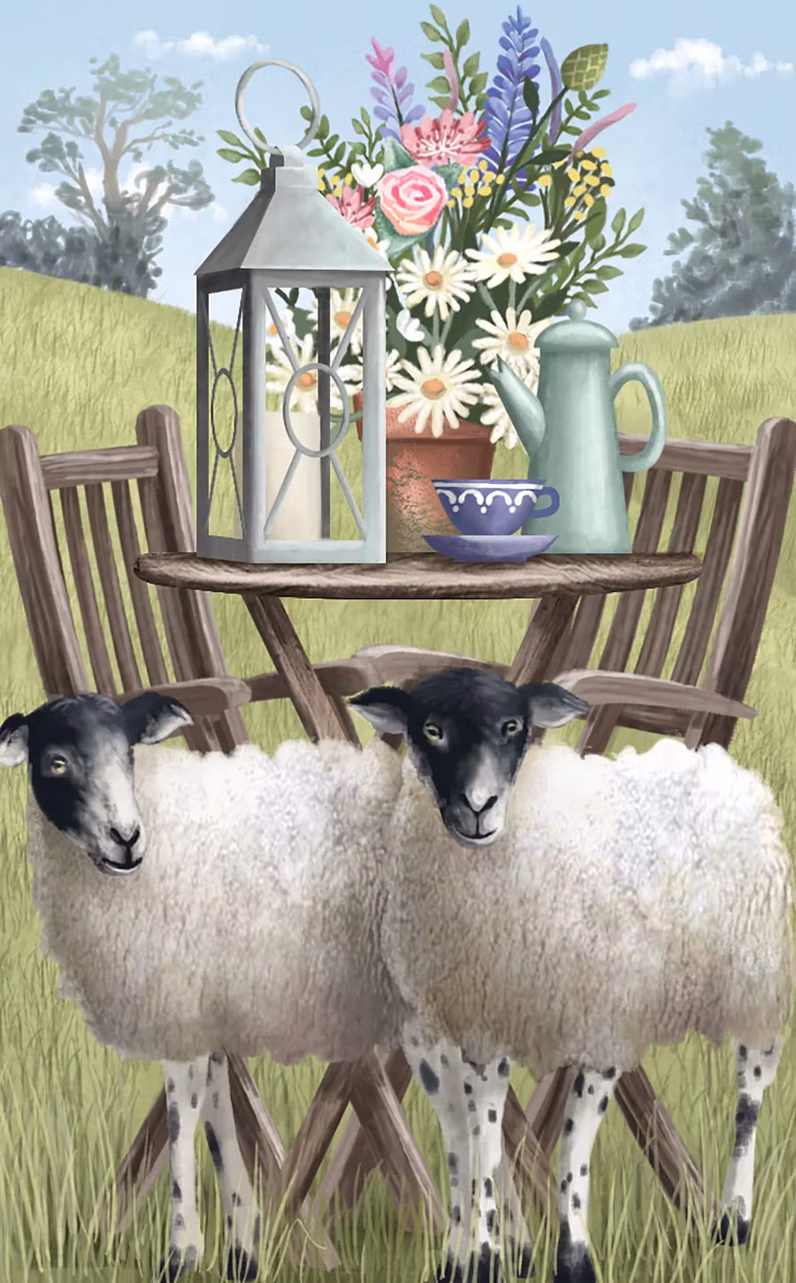 Magiskt gratulationskort - Herdens hydda (Fraktfritt)