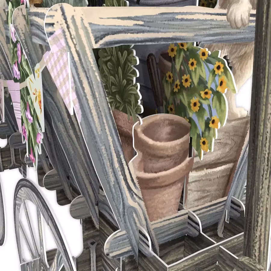 Magiskt gratulationskort - Hundvagn (Fraktfritt)