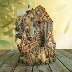 Magiskt gratulationskort - Pinocchio (Fraktfritt)