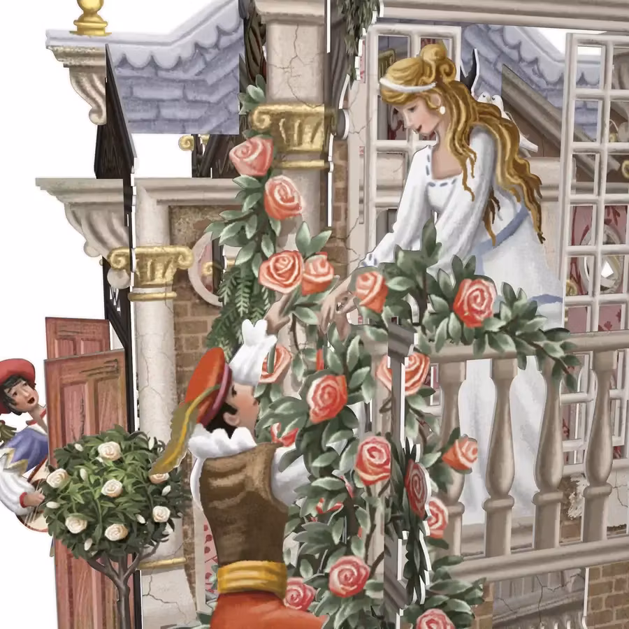 Magiskt gratulationskort - Romeo och Julia (Fraktfritt)