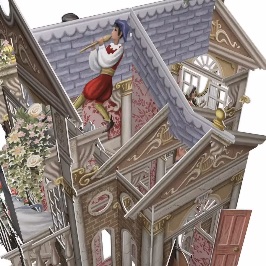 Magiskt gratulationskort - Romeo och Julia (Fraktfritt)