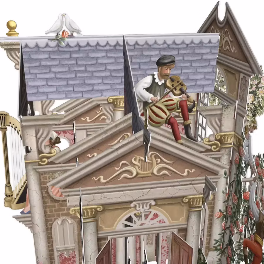 Magiskt gratulationskort - Romeo och Julia (Fraktfritt)