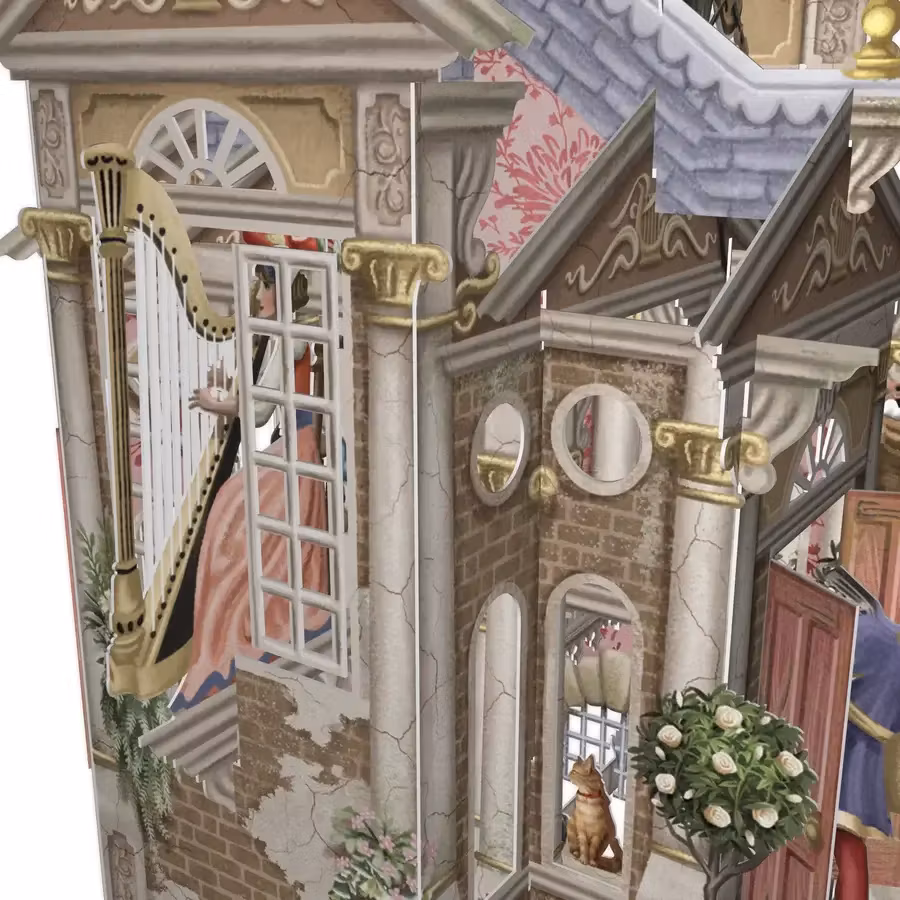 Magiskt gratulationskort - Romeo och Julia (Fraktfritt)