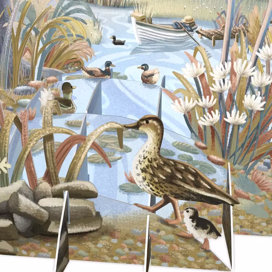 Magiskt gratulationskort - Sommar (Fraktfritt)