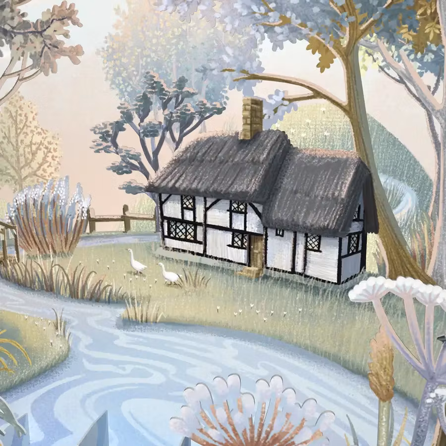 Magiskt gratulationskort - Sommar (Fraktfritt)