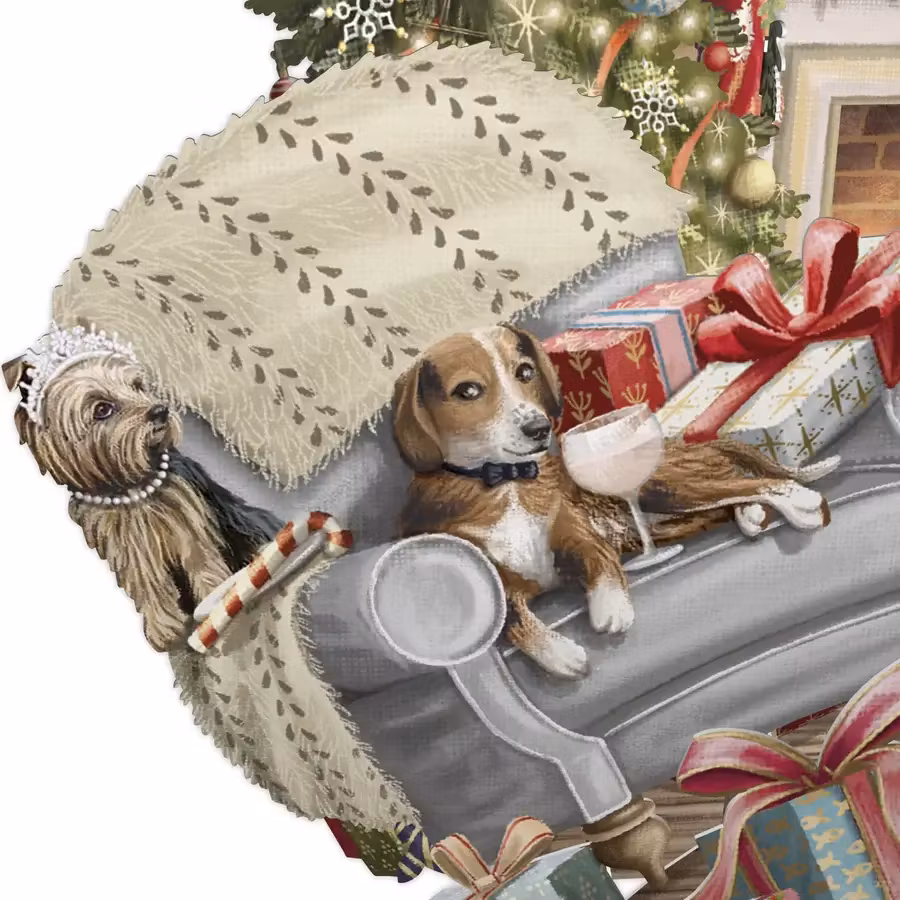 Magiskt julkort - Vardagsrummet (Fraktfritt)