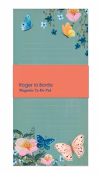 Magnetiskt To-Do-block - Drömlandets fjärilar