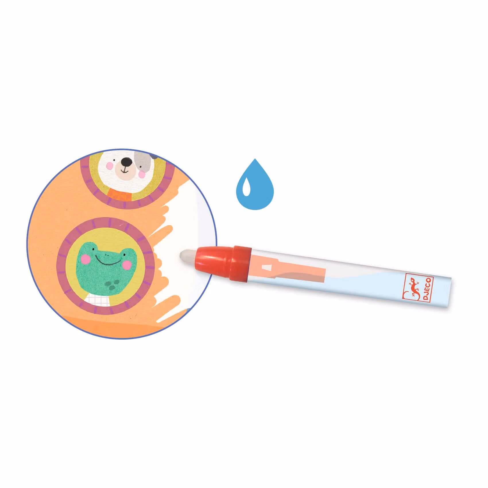 Måla med vatten - På väg