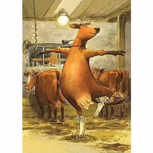 Enkelt Kort - Mamma Mu dansar (Fraktfritt)