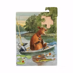 Pussel - Mamma Mu och Kråkan fiskar (15 bitar)