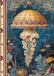 Liten anteckningsbok - Maneter (A6)