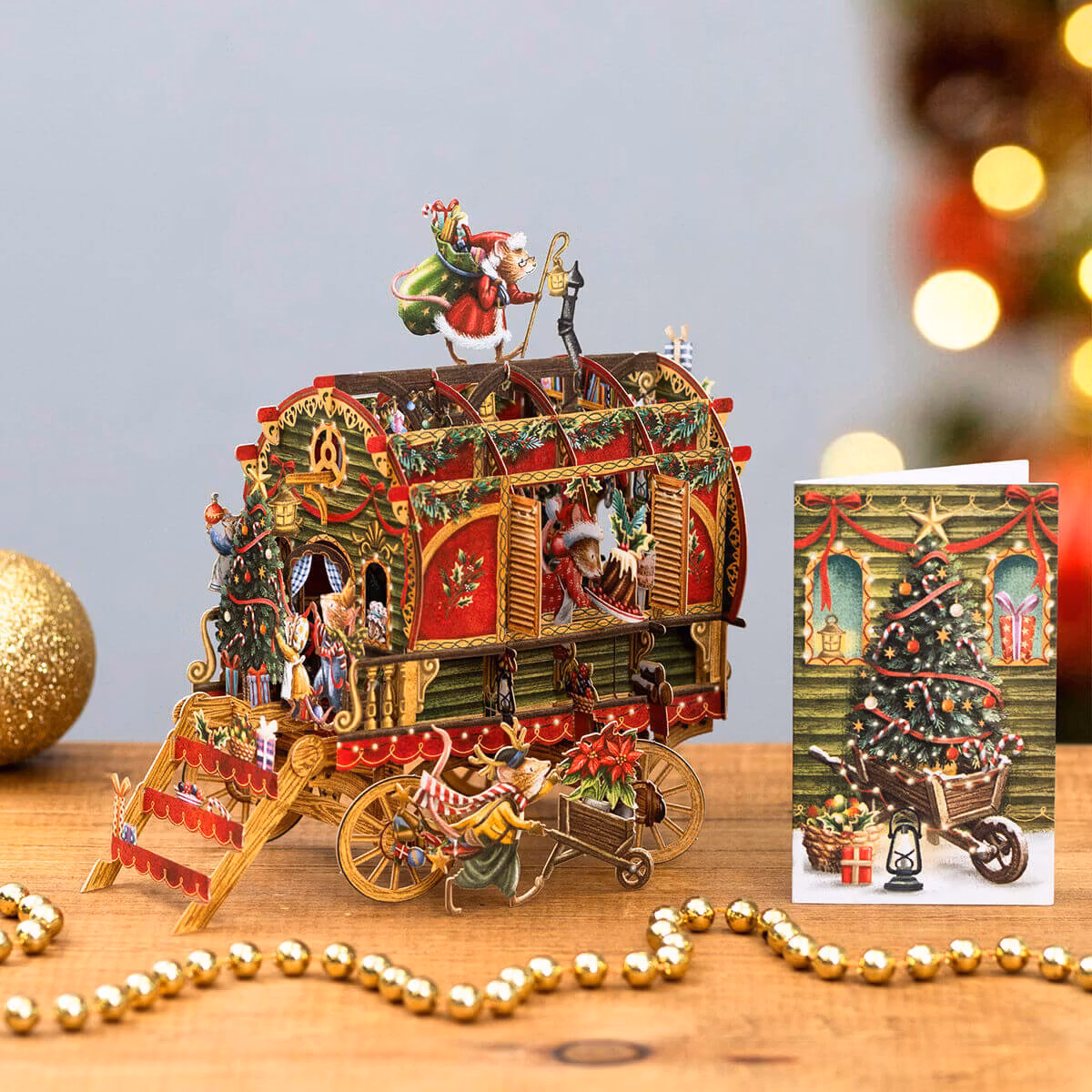 Magiskt julkort  - Christmas Caravan (Fraktfritt)