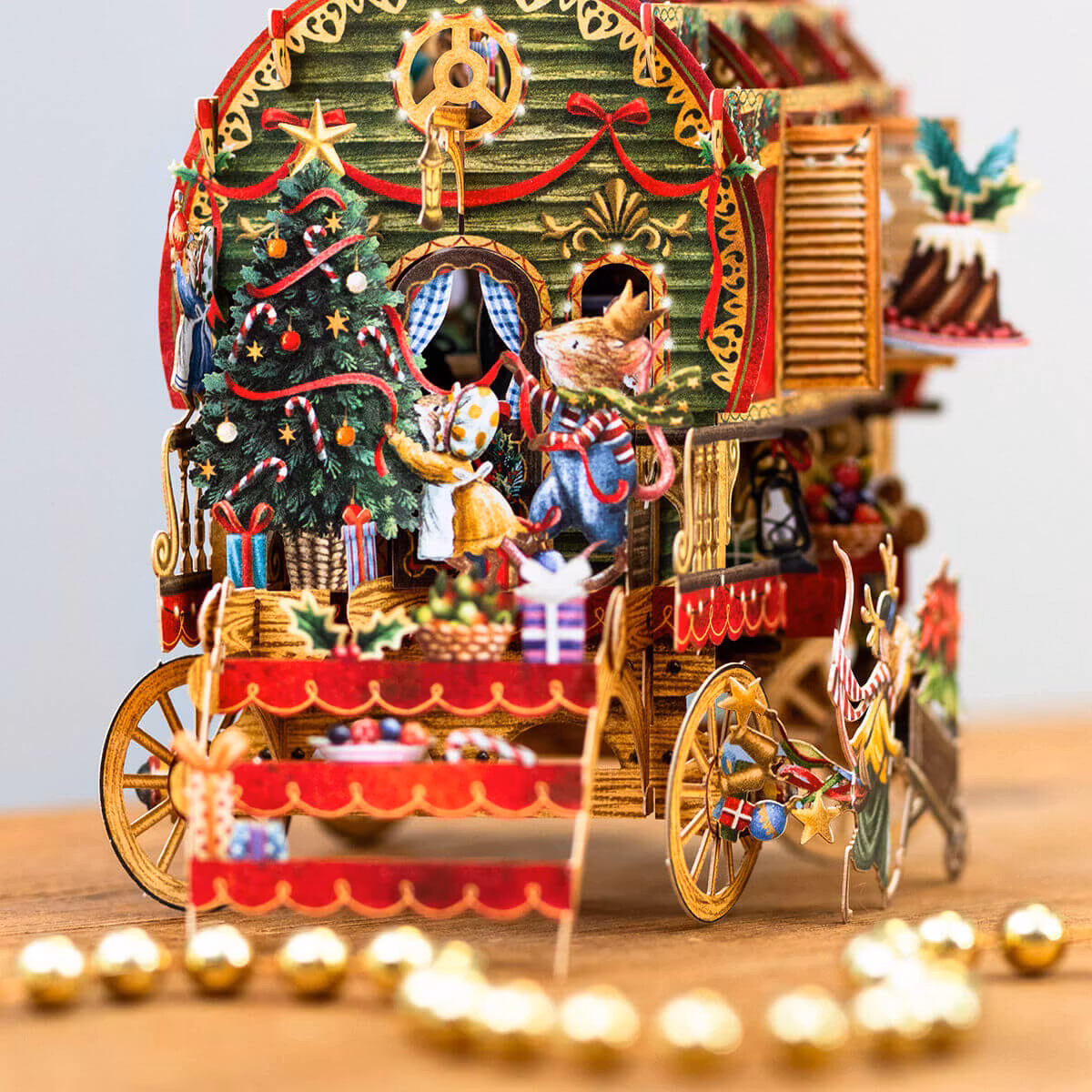 Magiskt julkort  - Christmas Caravan (Fraktfritt)