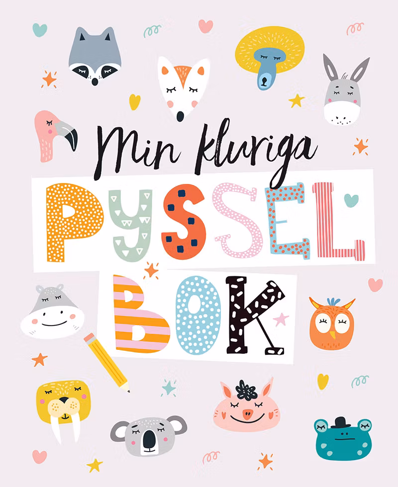 Min kluriga pysselbok (5-7 år)