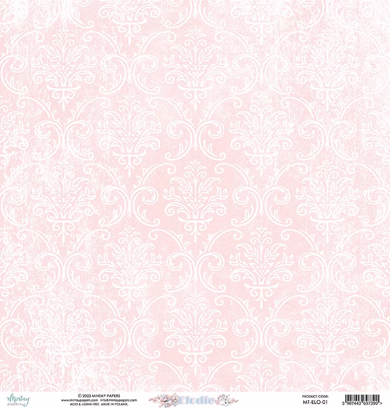 Vackra pysselpapper - Våren i pastell (24 ark, 15x15 cm)