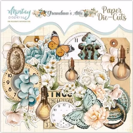 Vackra pysselpapper - Grandma's attic