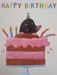 Enkelt Kort - Mullvadsgrattis (Fraktfritt)