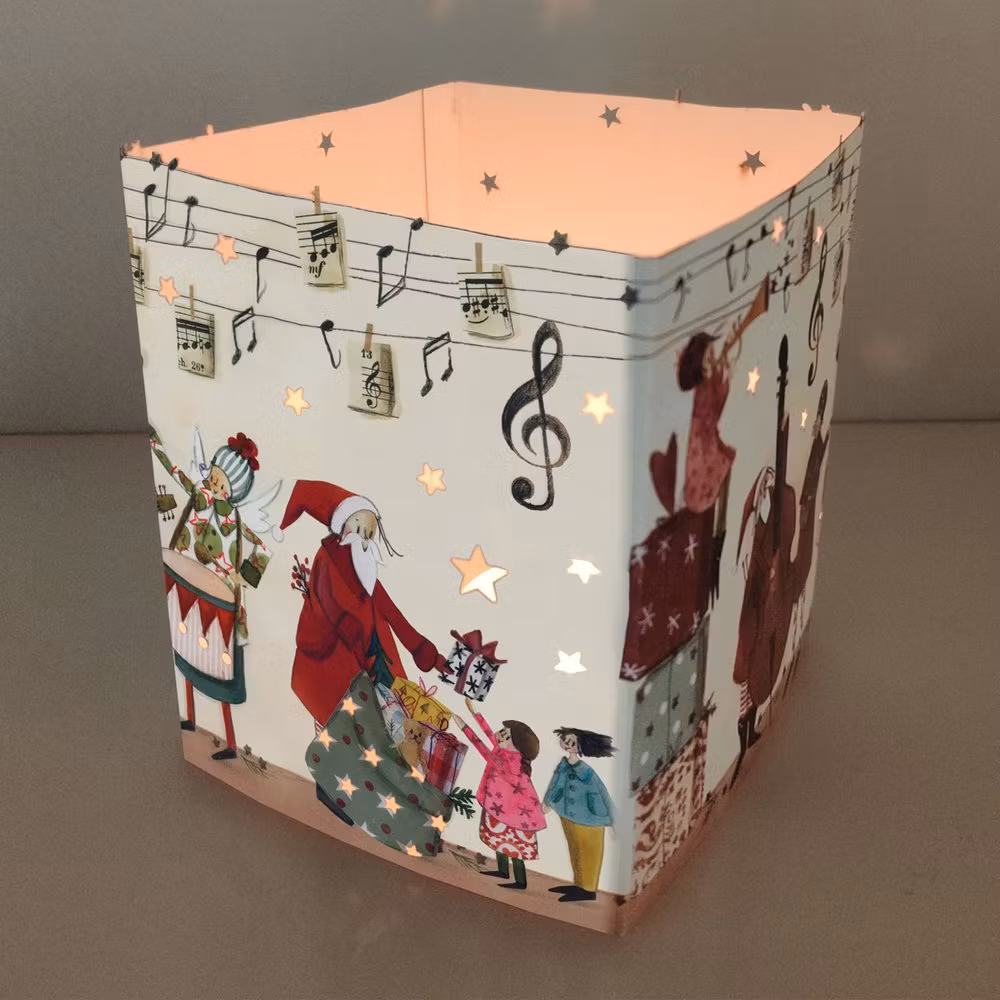 Skicka en papperslykta - Julens musikanter (Fraktfritt)