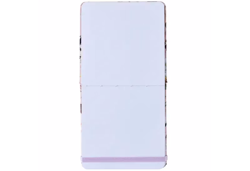 Anteckningsblock - Rosa blommor