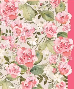 Dubbelt kort med kuvert - Rosor, rosor, rosor (Fraktfritt)