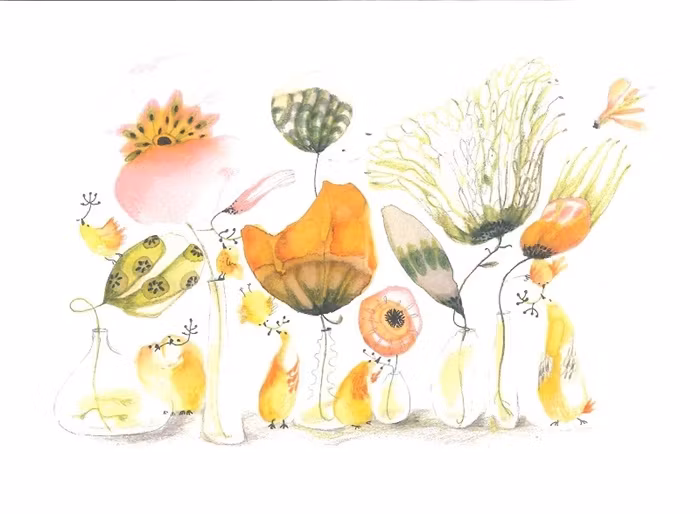 Kort med kuvert - Gyllene toner (Fraktfritt)