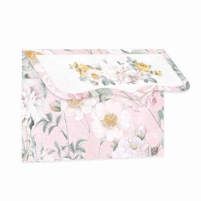 Vik ihop egna kuvert - Blommor