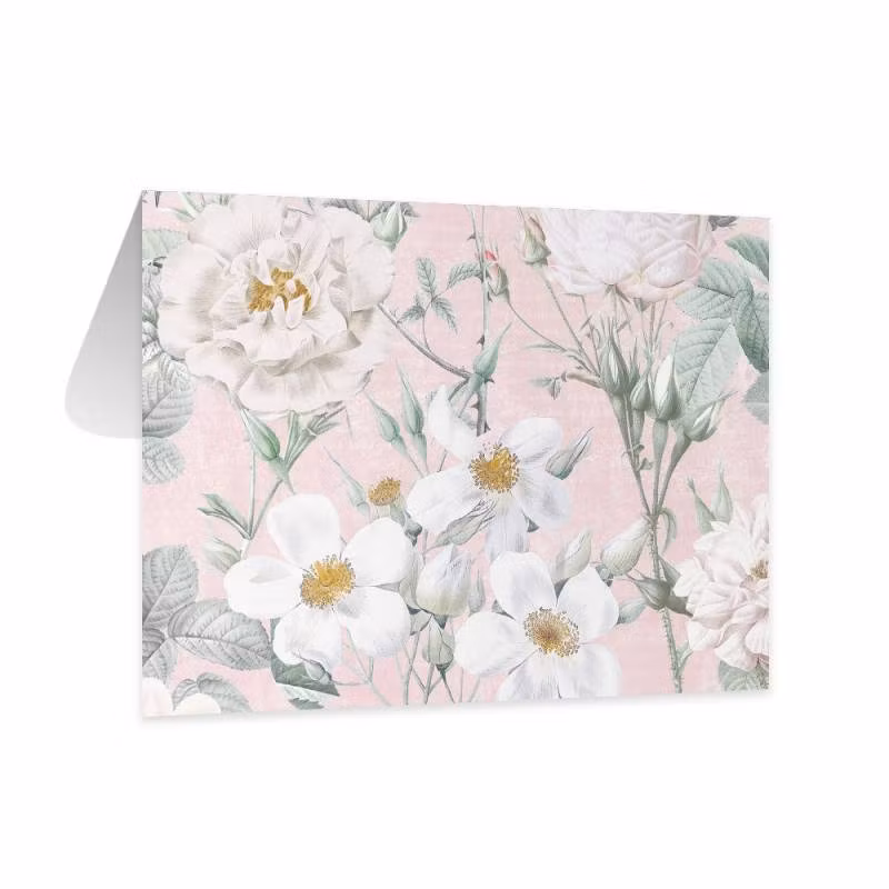 Vik ihop egna kuvert - Blommor