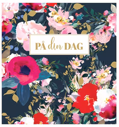 Dubbelt kort med kuvert - På din dag (Fraktfritt)