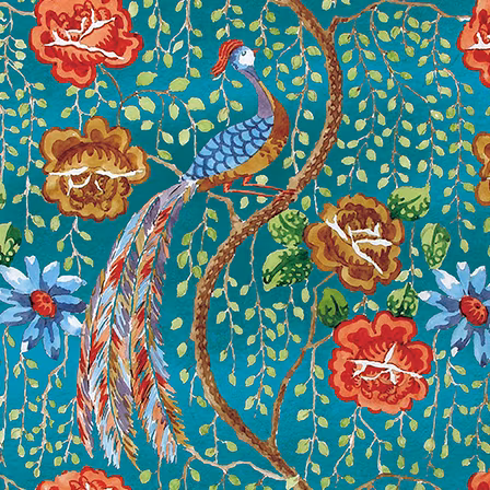 Kort med kuvert - Påfågeln (Fraktfritt)