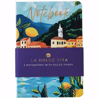 Anteckningsböcker (3 stycken) - La Dolce Vita